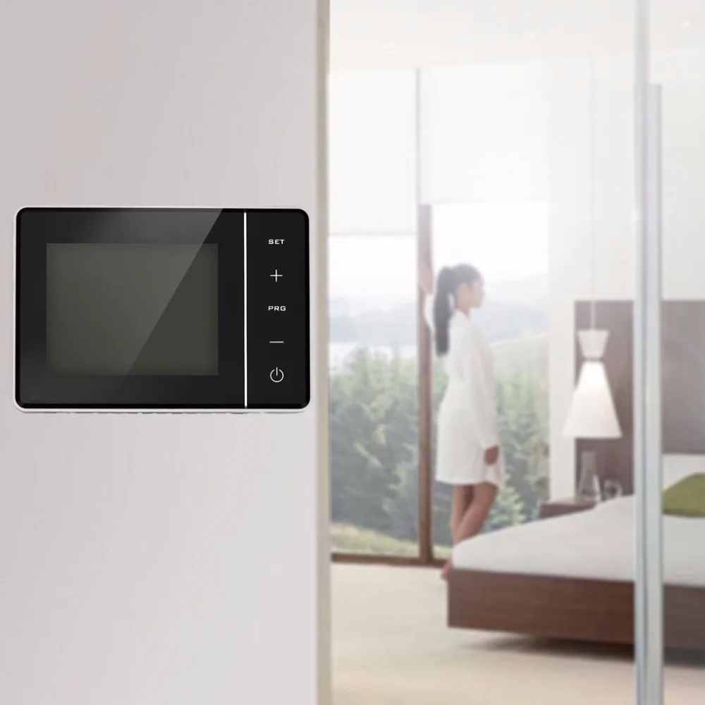 Термостат Программируемый настенный для отопления котла термостат 5А Цифровой