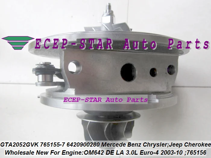 Турбо CHRA картридж Core GTB2056VK 777318 5002S A6420908590 для Mercedes Benz M E Class W164 W212 Sprinter II OM642 3.0L|turbo