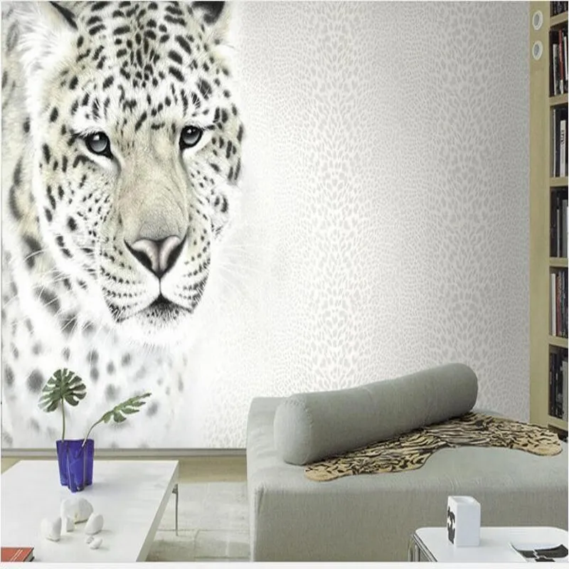 Большой фон wellyu на заказ современная мода леопард для гостиной ТВ декоративная