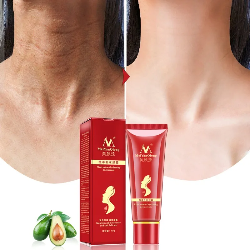 

Reduce Double Chin Neck Cream Shea Butter Extract Hydrating Neck Cream Nourish Moisturizing Fade Fine lines Neck Care P1S1