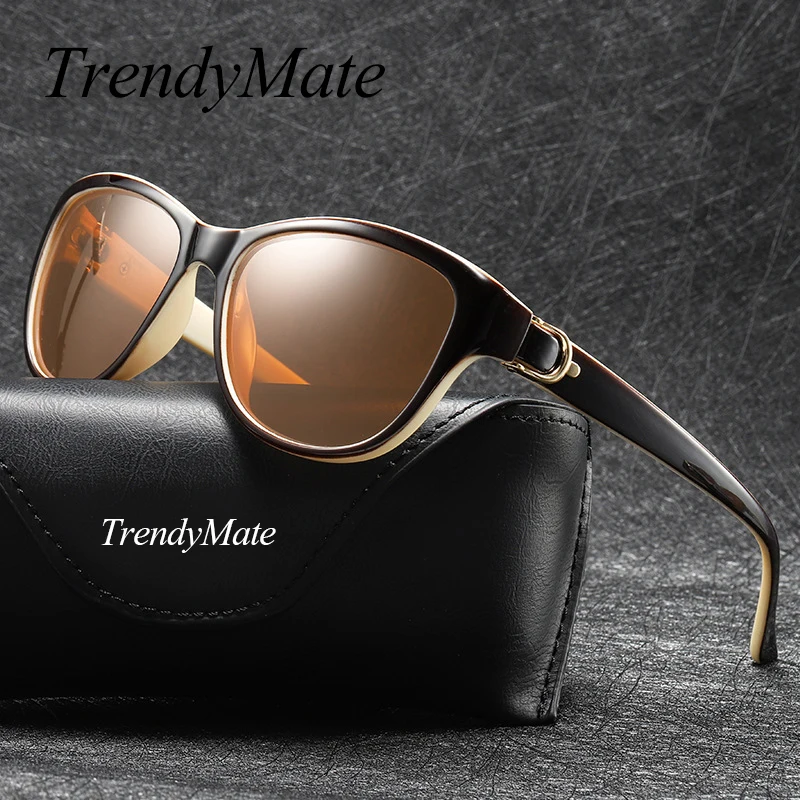 Женские солнцезащитные очки кошачий глаз брендовые дизайнерские