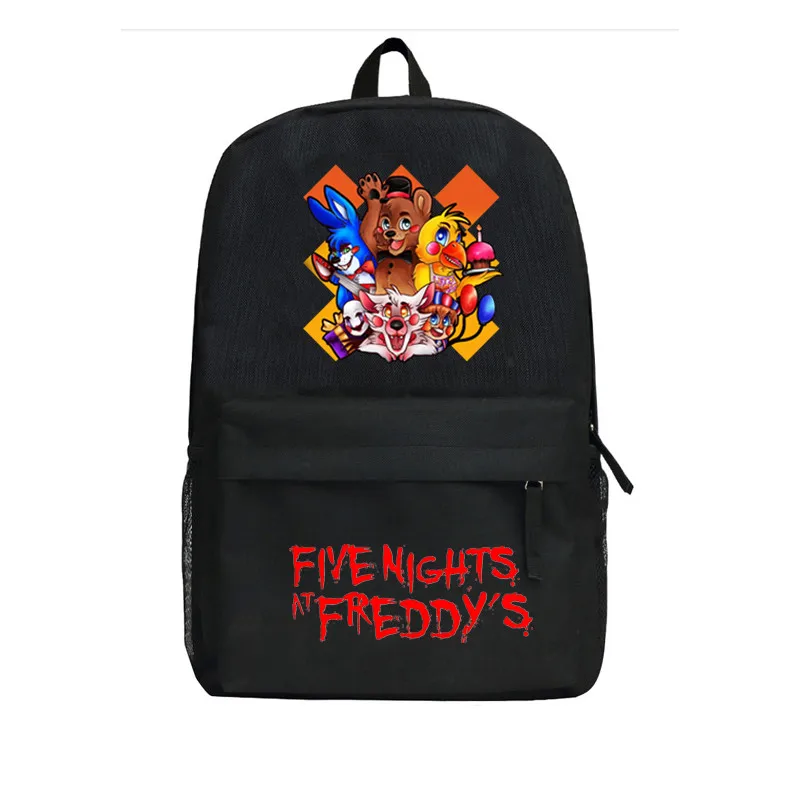 USTBP0152401 Лидер продаж года «Five Nights At Freddy's», «пять ночей рюкзаки для детей с принтом Фредди сумки Чика; Фокси с рисунком персонажей из игры «пять ночей в Фредди» футболка с изображением персонажей видеоигр школьные рюкзаки Дети Любимый сумки - Цвет: USTBP0152401