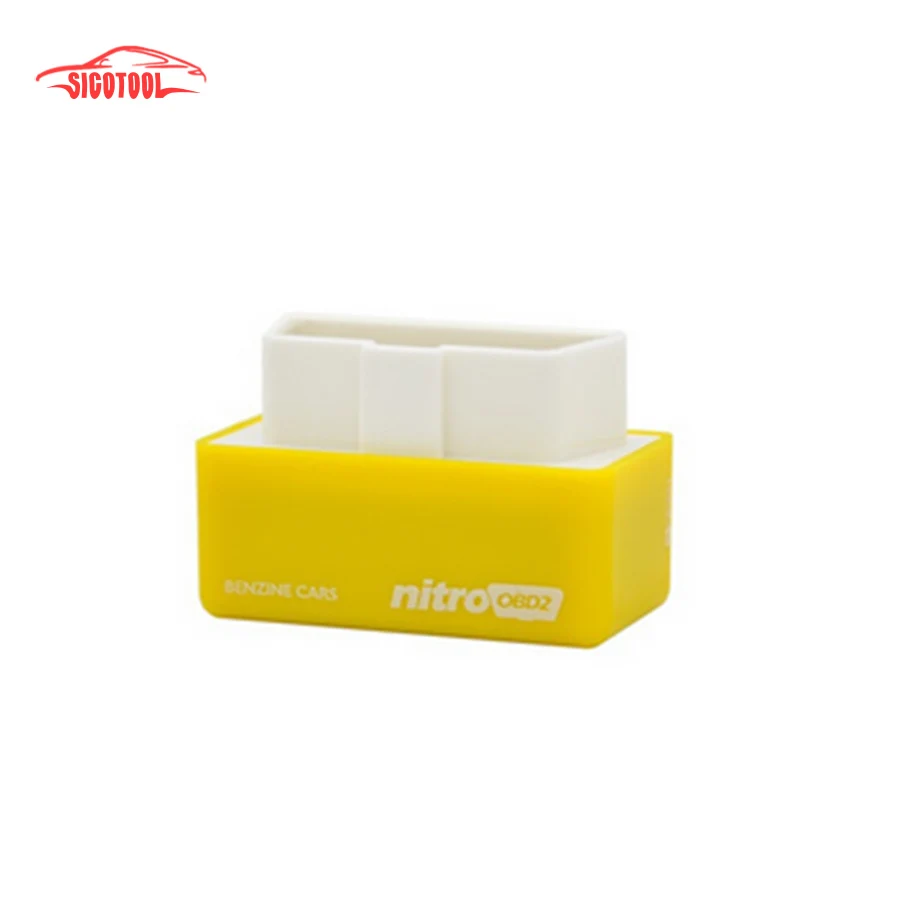 Чип тюнинг NitroOBD2 для автомобиля Benzine короб тюнинга с вилкой и диском Nitro OBD2 50