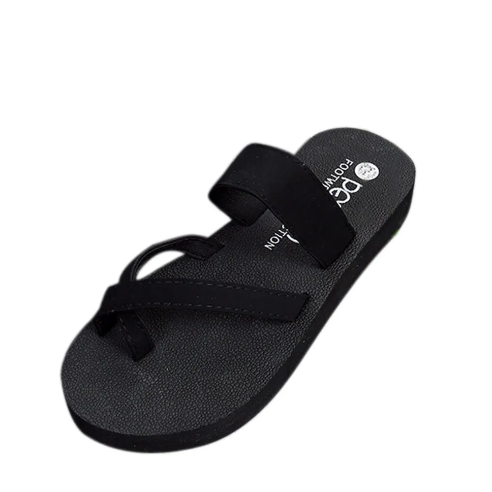 Zapatos de mujer/новые женские летние шлепанцы Повседневные тапочки толстые