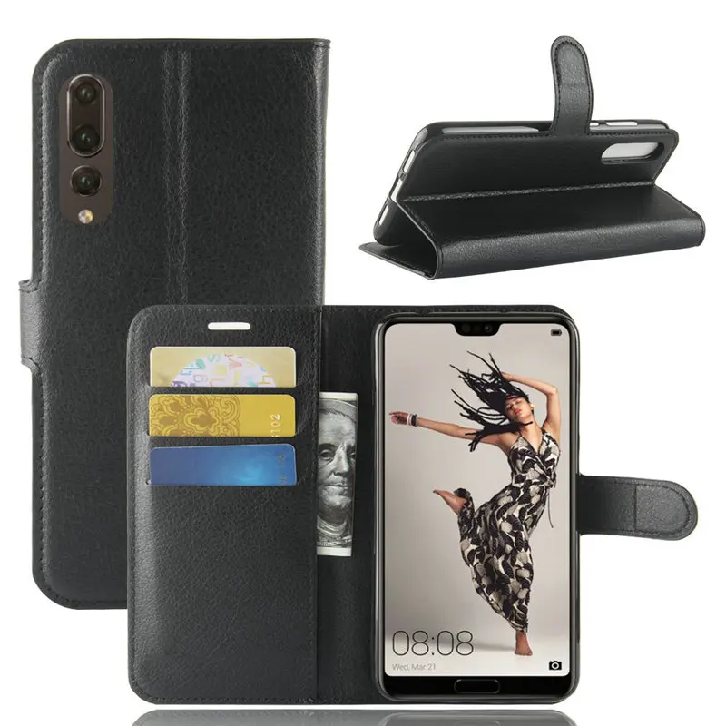 

Чехол-бумажник для Huawei P20 Pro, Huawei P20 Lite, 5,84 дюйма, кожаный чехол-книжка