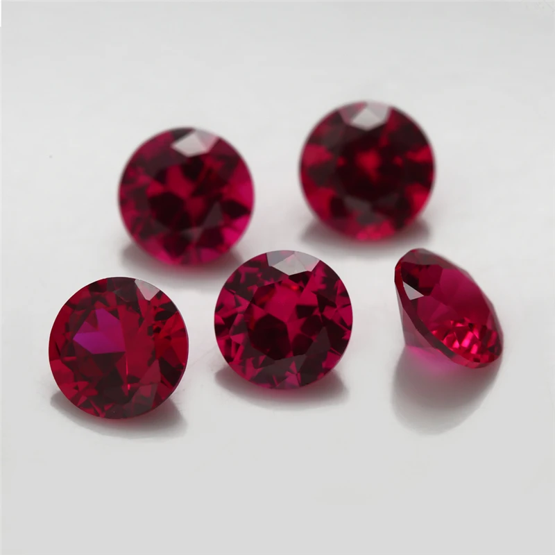 500 шт. синтетический корундовый камень круглой формы 1 0 10 мм 5 цветов|loose stones|stones for jewelrysynthetic corundum |