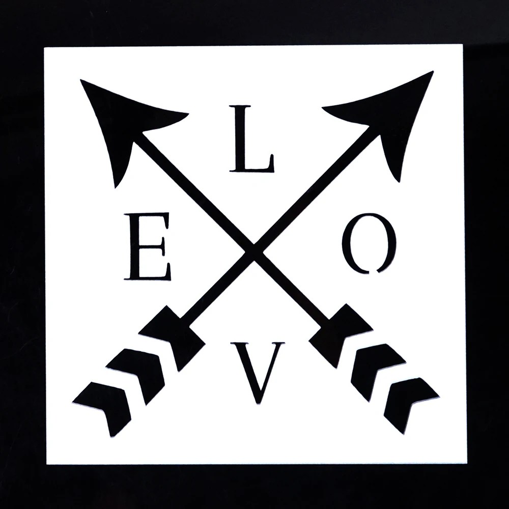 Трафарет стрелы для рукоделия штампованная скрапбукинга альбом декоративные