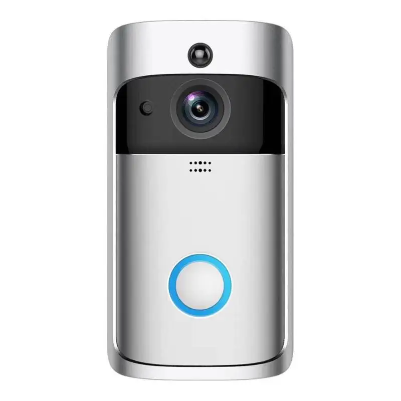 HD 720 P WiFi Визуальный дверной звонок беспроводной звонок с телефонной связью Камера PIR Обнаружение движения Ночной вид видео умный дверной звонок белый