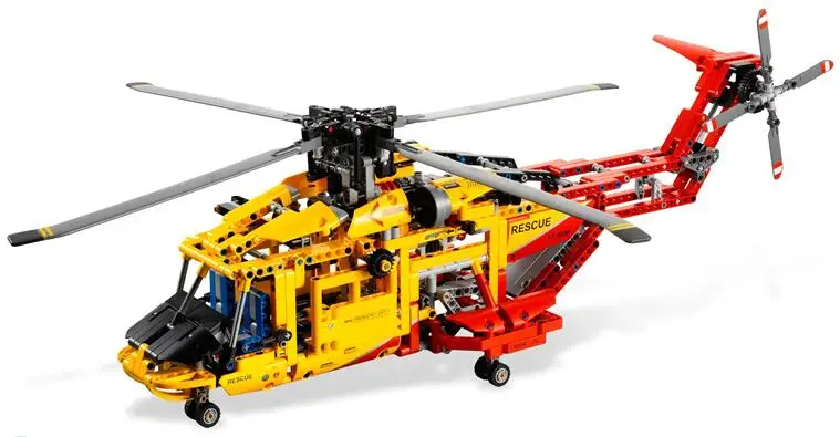 Decool 3357 Technic series the Helicopter 2-in-1 model Building Blocks Classic twin-rotor helicopter toys | Игрушки и хобби