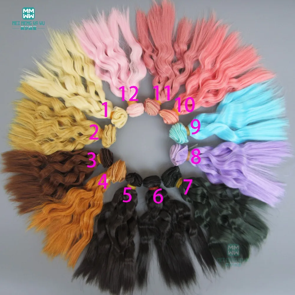 1 шт. кукольные парики для кукол 15 см х 100 см|hair for dolls|doll wigfor dolls |