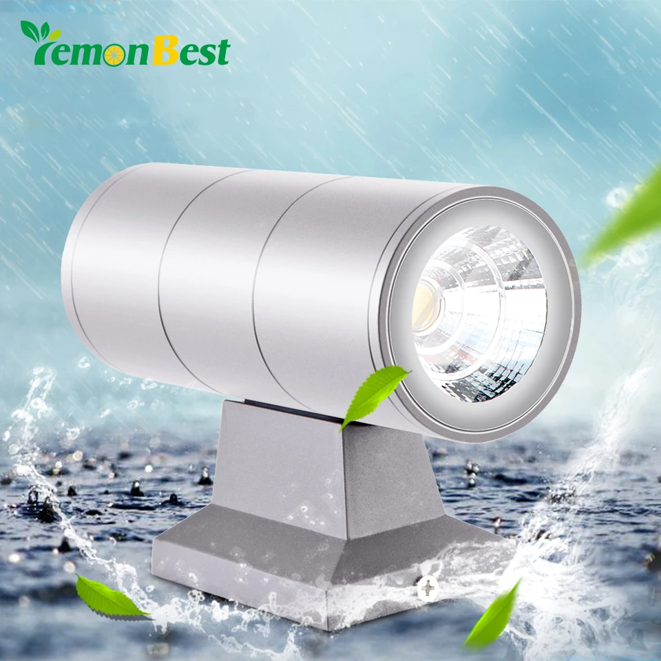 10 Вт IP65 водонепроницаемый современный настенный светильник вверх вниз с двумя