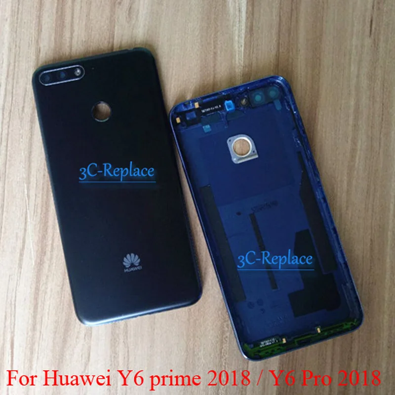 Высокое качество, 5,7 дюйма, для huawei Y6 Prime /для huawei Y6 Pro, задняя крышка батареи, корпус, чехол, запчасти для заднего стекла