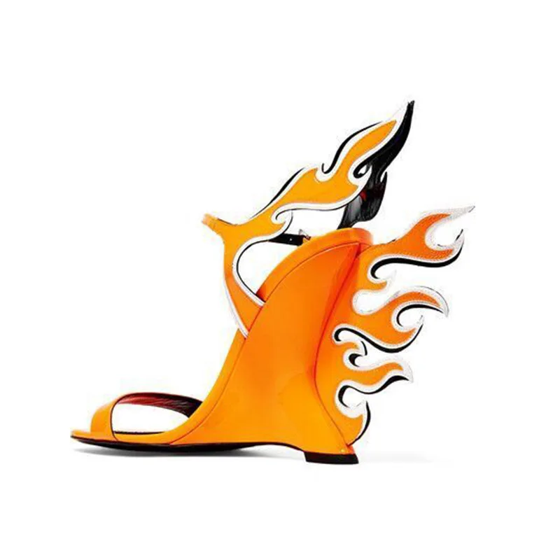 Stylesowner новинка стильная женская обувь на высоком каблуке танкетка с открытым