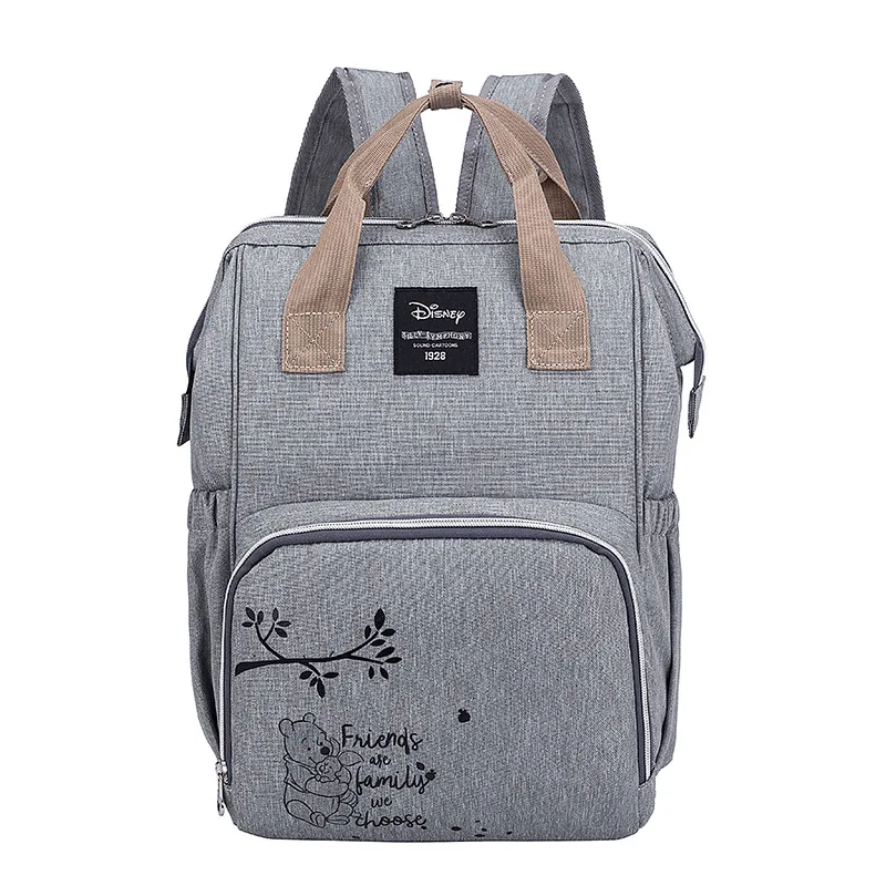 Winnie Nappy Backpack Bag Mummy Large Capacity Bag Mom Baby Multi-function Waterproof Outdoor Travel Diaper Bags For Baby Care Mom Gift - Цвет: Winnie