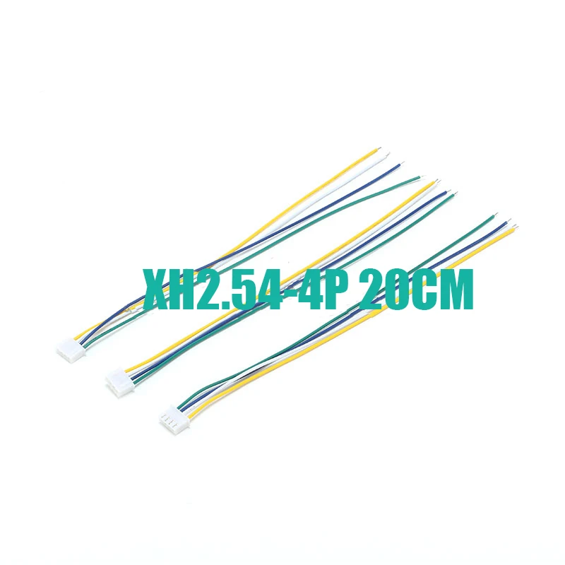 

Free shipping 10pc Single head XH2.54 4P Connector Plug Wire Cable 20cm Length 24AWG 20cm