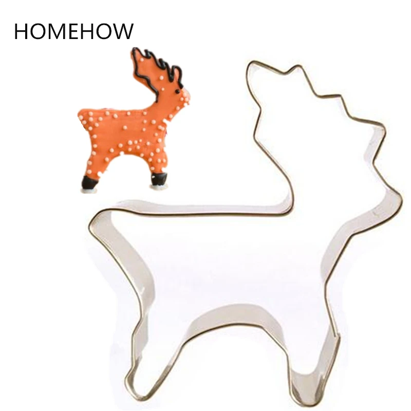 1 шт./лот товары для зимней рождественской вечеринки лось печенье резак 7*6 см