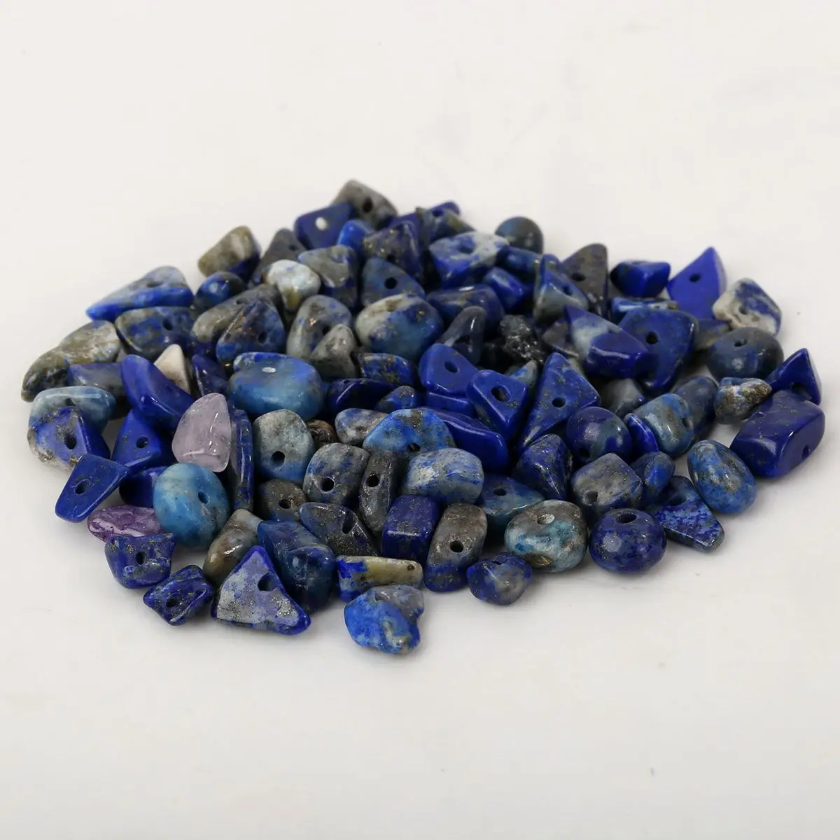 YACQ Lapis Lazuli Эластичный Браслет-манжет 5 Слои плетеный коренастый чакра браслет