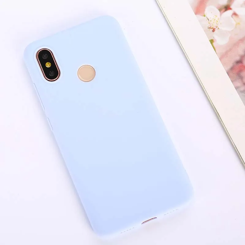 Purple Силиконовый чехол для Xiao mi Pocophone F1 mi CC9 9T 9 8 SE A1 A3 A2 Lite чехол для Red mi Note 7 4X 5A Prime 5 Plus Red mi 7A Go K20 Pro - Цвет: Purple