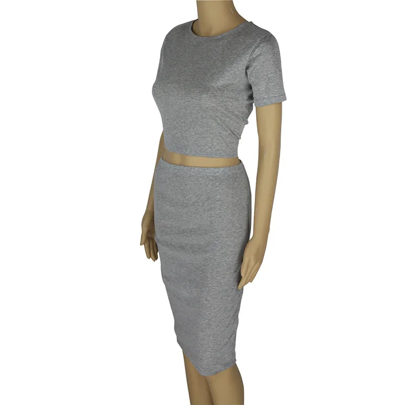 Бесплатная доставка европейский горячий стиль серый хлопок из двух частей