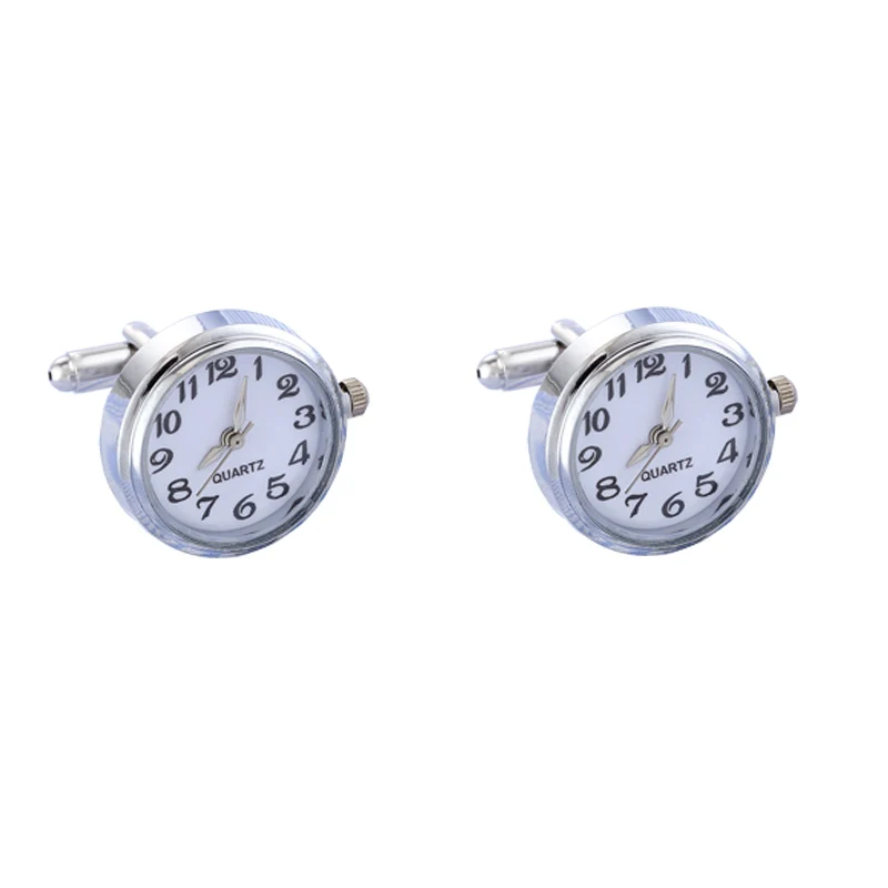 Новое поступление мужские модные запонки функциональные часы дизайн с батареей