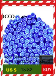 Солнечные Медный провод Гирлянды светодиодные огни 200 LED Звездное веревочки домашний праздник Рождество Наружное освещение украшения новогодние украшения солнечные панели новогодний декор солнечная батарея товары