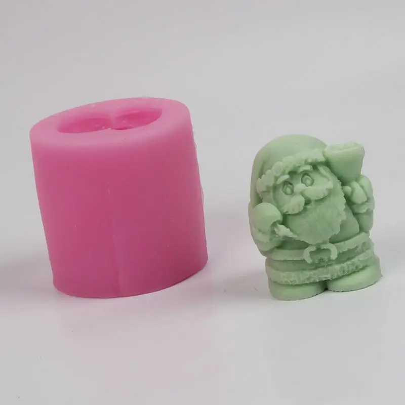 3D Рождественская фотоформа BJ018 силиконовое мыло в форме мороза сделай сам|soap