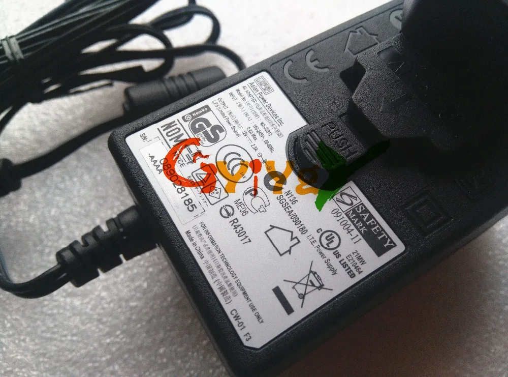 Сменный Адаптер переменного тока для устройств азиатской мощности 12 В 2 5 А с