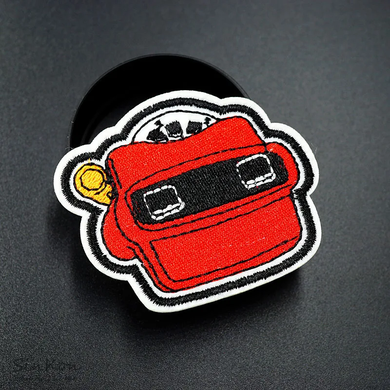 Машина (Размер: 5 5х6 см) Сделай Сам тканевый патч значок вышитые Симпатичные