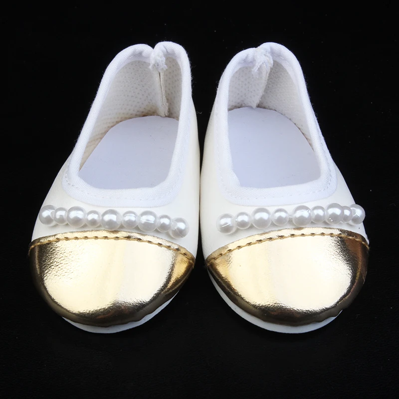 Модная кукольная обувь, новинка, искусственный жемчуг, обувь для кукол, кукольная обувь для 18 дюймов, BJD, ручной работы, аксессуары для игрушечной куклы