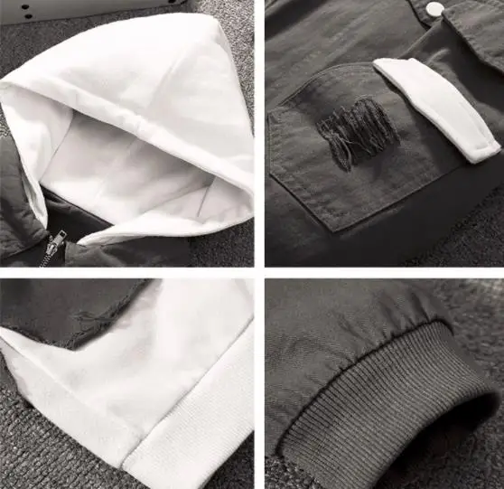 Куртка-бомбер мужская в стиле хип-хоп осенняя 2019 | Мужская одежда