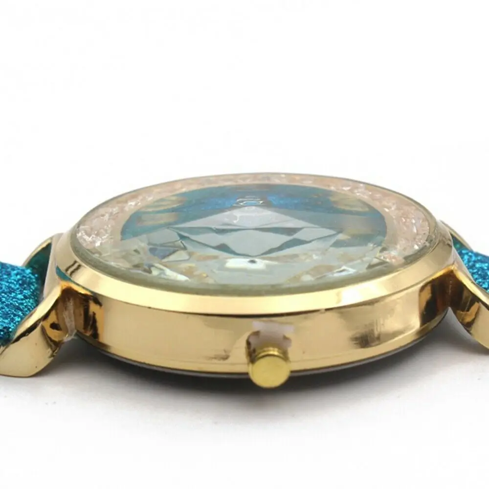 

Fashion Classic Analog Womens Watch Diamond Leather Band Quartz Wrist Watch Gift