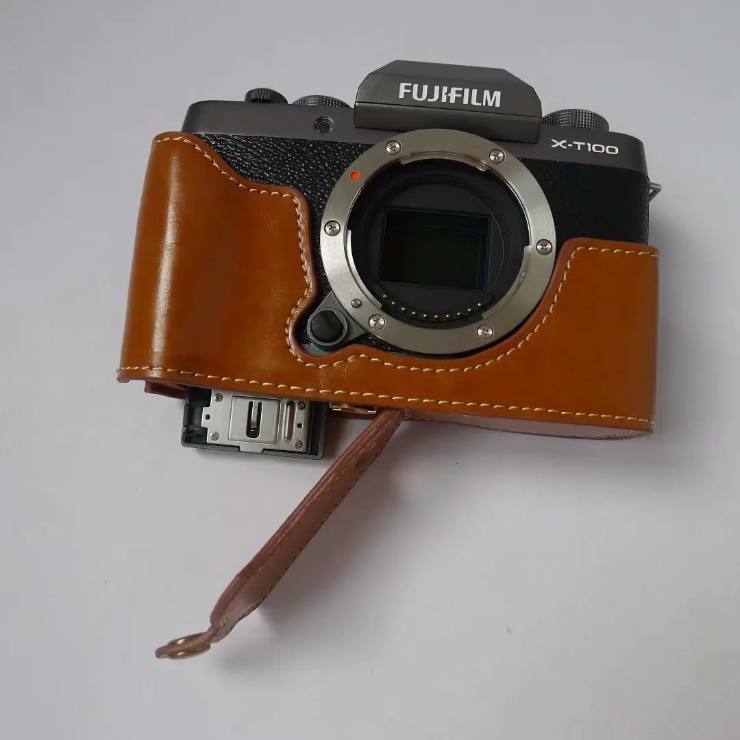 Чехол XT100 для цифровой камеры Fujifilm Fuji X T100 Camera PU Grip|Сумки фото-/видеокамеры| |
