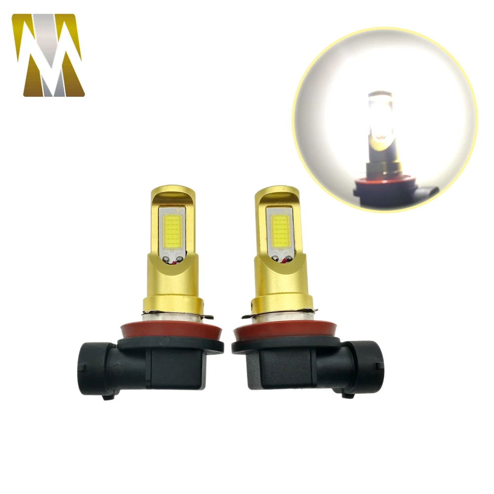 H8 H11 Led HB4 9006 HB3 9005 туман светильник s лампы для фар дальнего света СИД светильник Авто дневные ходовые огни 3000 К желтый 6000 К белый свет 12 В