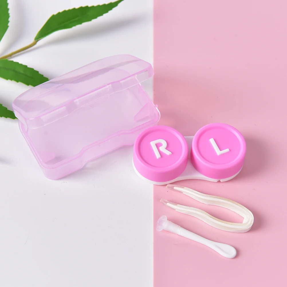 Прозрачный Дорожный Чехол для контактных линз чехол телефона контейнер очков