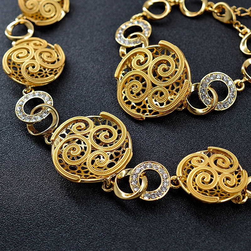 Sunny Jewelry этнические круглые свадебные комплекты ювелирных изделий ожерелье