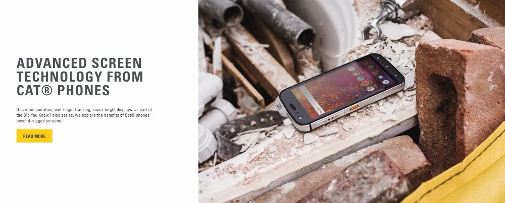 CAT S61 водонепроницаемый мобильный телефон Android 8,0 5,2 ''FHD+ Восьмиядерный 4 Гб+ 64 Гб 16 МП 4500 мАч Snapdragon 630 смартфон