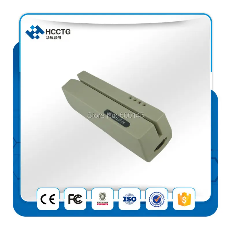 2016 портативный мини RS232 Hi/Lo-co 3 трека Ручной Смарт MSR206 usb Считыватель магнитных