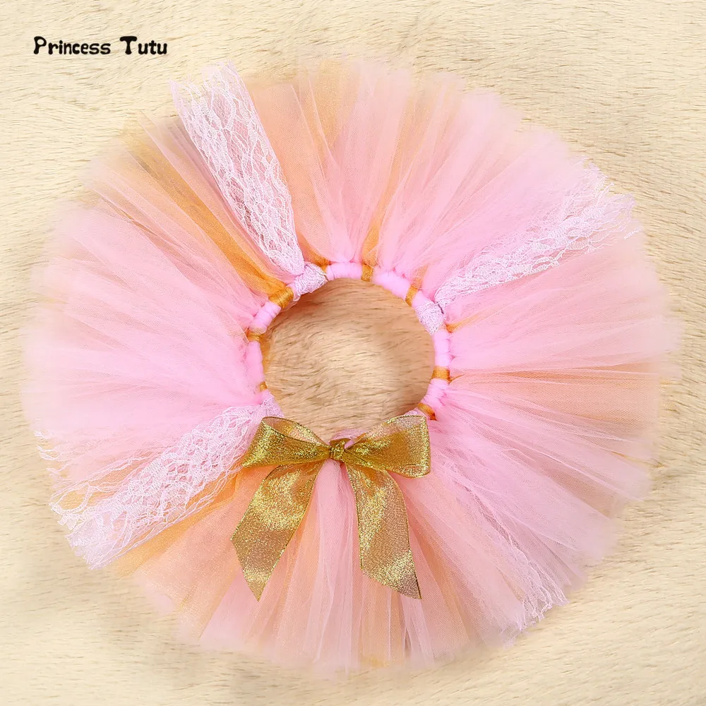 Пышная кружевная Тюлевая юбка пачка для девочек детская балетная юбки