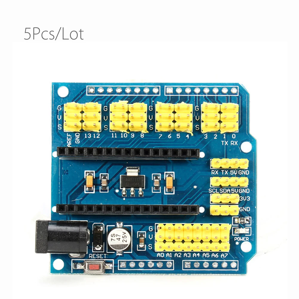 

5pcs/Lot 328P Multifunction Expansion Board V3.0 For Arduino NANO U N O