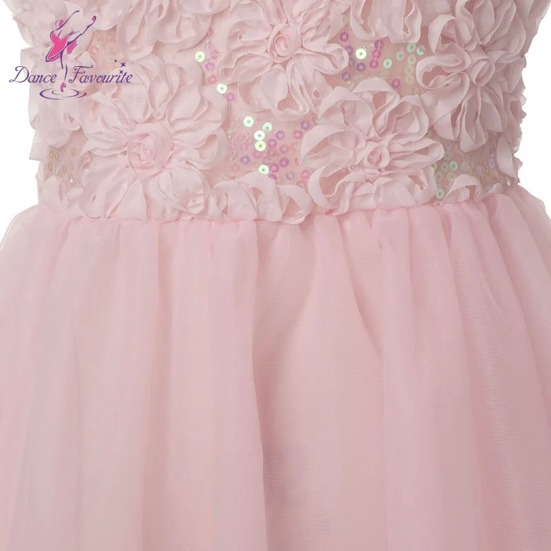 Girl &amp Women Sequin Lace Top Bodice Ballet Dress Ballerina Stage Performance Costumes Dance Pink | Тематическая одежда и