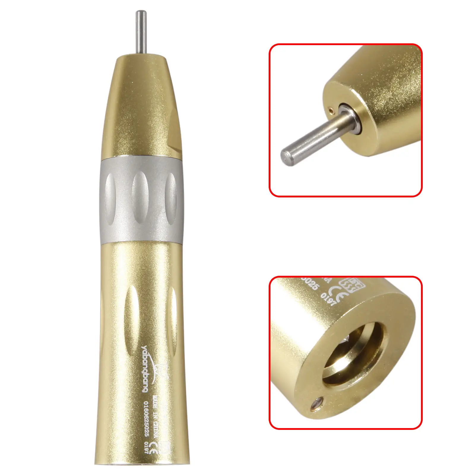 Gold KAVO Стиль стоматологический прямой низкий для работы на низких скоростях, наконечник внутренний распылитель воды 3 цвета - Цвет: Gold