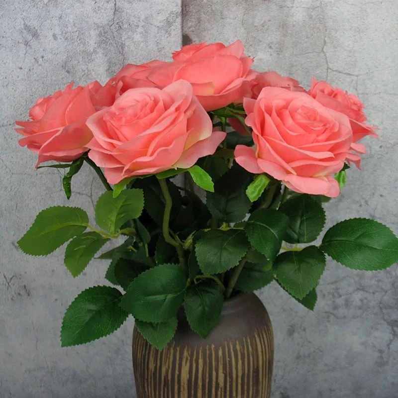 Искусственные цветы украшение для дома пластиковые рождественские гирлянды