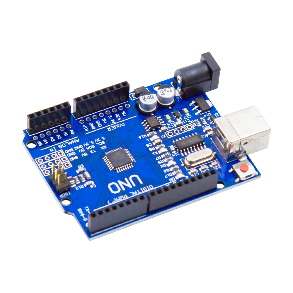 Высокое качество один набор UNO R3(CH340G) MEGA328P для Arduino UNO R3(без USB кабеля