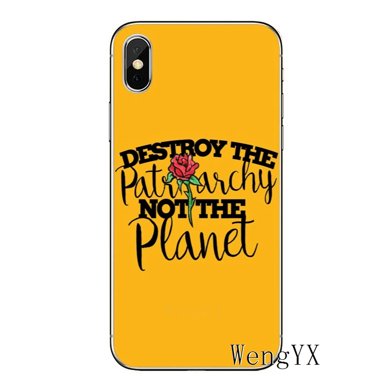 Разрушите Патриархию не планету для iPhone X XR XS Max 8 7 6s 6 plus SE 5s 5c 5 4s 4 iPod Touch чехол мягкий чехол для телефона - Цвет: The-Planet-A-06