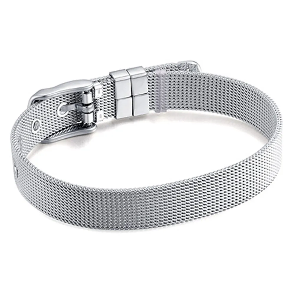 Изысканный браслет из змеиной кости шириной 8мм10мм нержавеющей стали Пряжка для