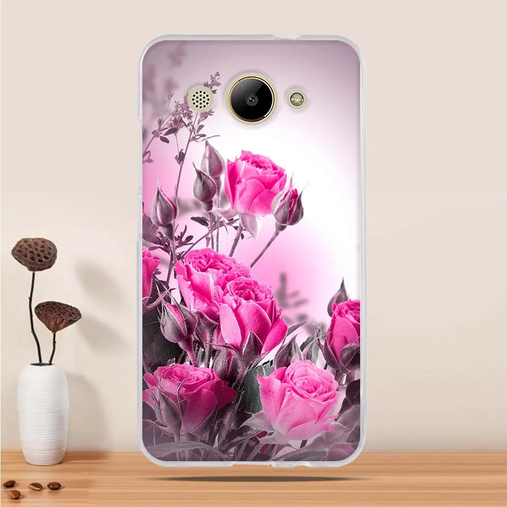 Case For Huawei Y3 2017 Soft TPU Cover Fundas Colorful Silicone Capa Coqeu | Мобильные телефоны и аксессуары