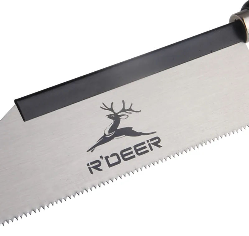 RDEER 8 ''/200 мм круглая деревянная ручка пила 65# марганцевая сталь Обрезка Садоводство джиг пилы ручной инструмент для дерева