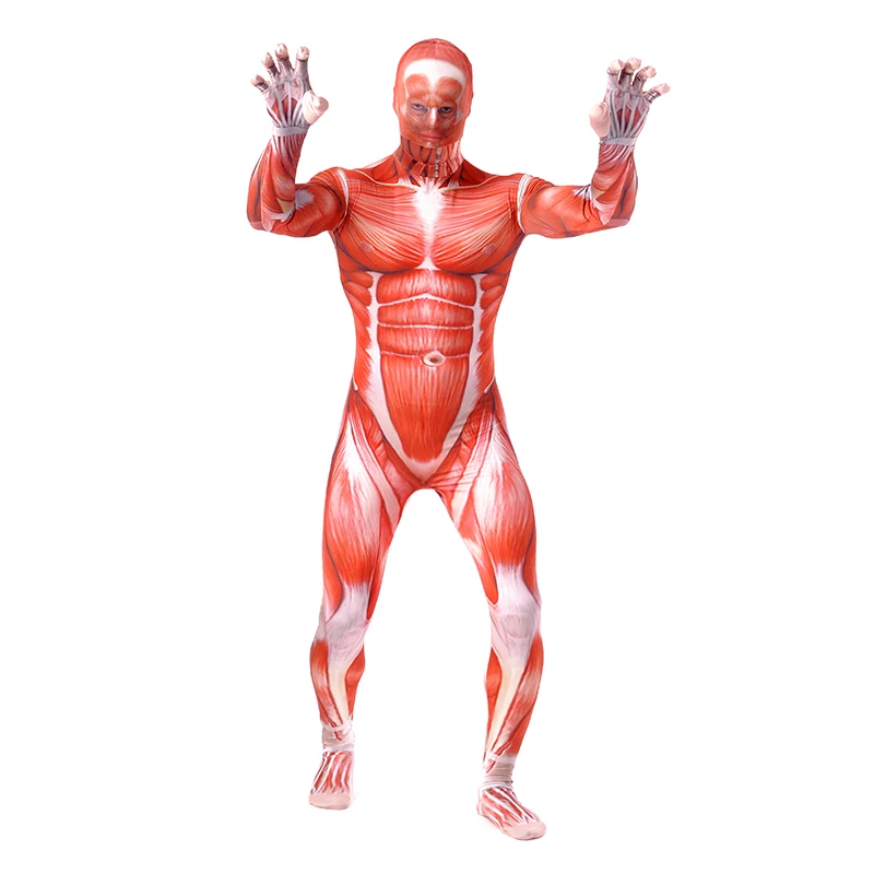 Костюм для косплея Zentai взрослых из высококачественного спандекса одежда аниме