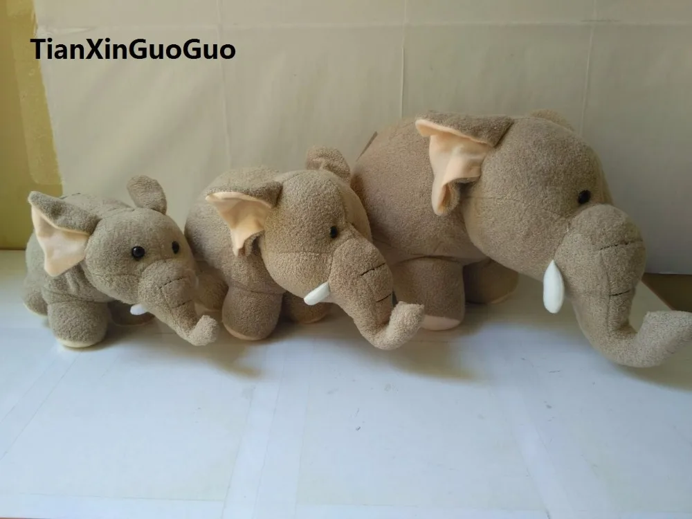 

new arrival gray cartoon elephant plush toy soft doll birthday gift w1777