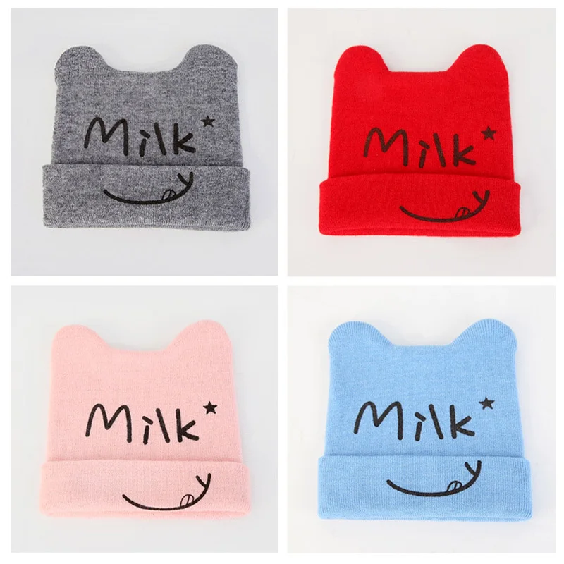 Baby Hat Boy Girl Beanie Cap for Newborn Infant Toddler Fashion Elastic Style Hats 0-12 Months | Детская одежда и обувь